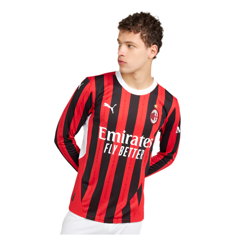 Camisa Milan I 24/25 - Versão - Manga Longa