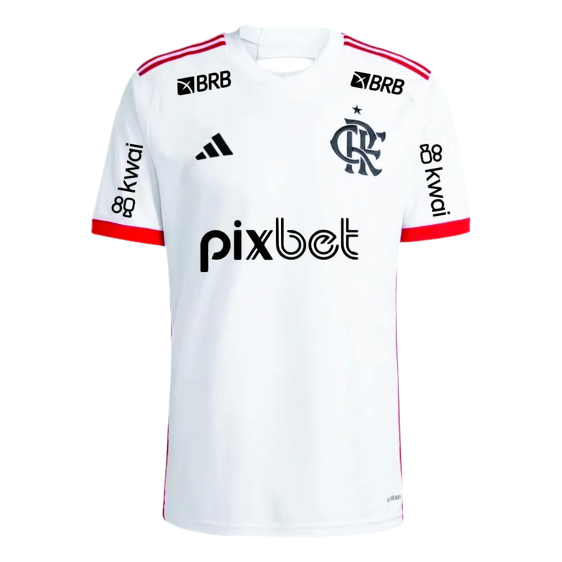 Camisa Flamengo II 24/25 + Patrocínios - Versão - Torcedor