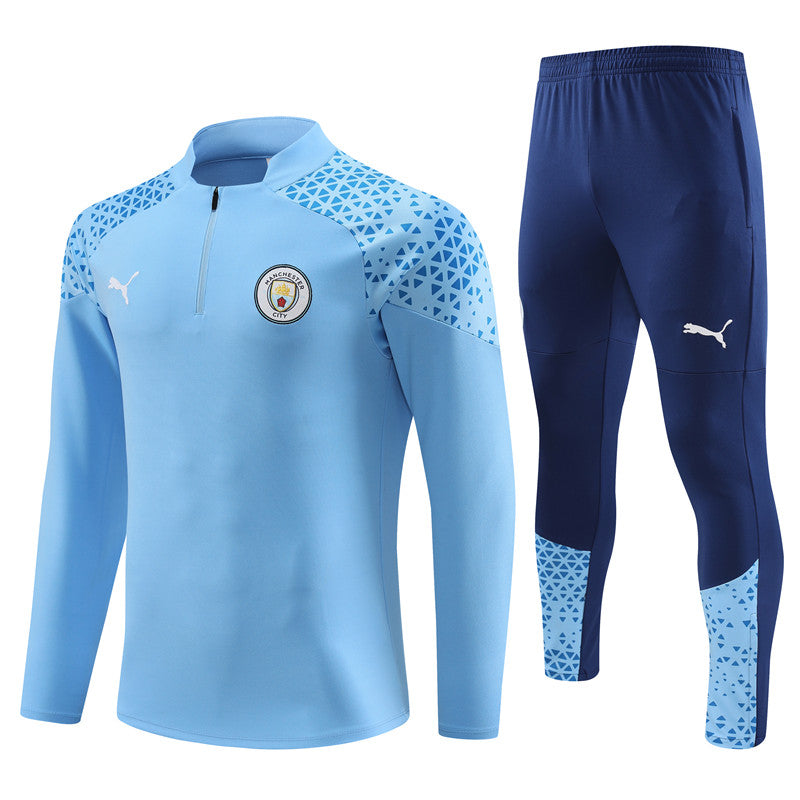 Conjunto Manchester City 23/24 - Versão - Agasalho