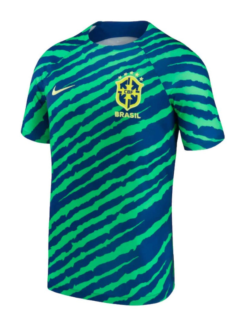 Camisa Brasil Pré jogo 22/23 - Versão - Retrô