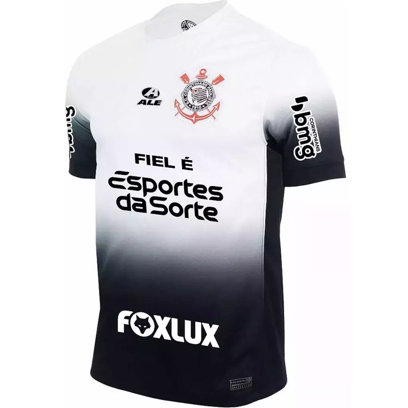 Camisa Corinthians I 24/25 + Patrocínios - Versão - Torcedor