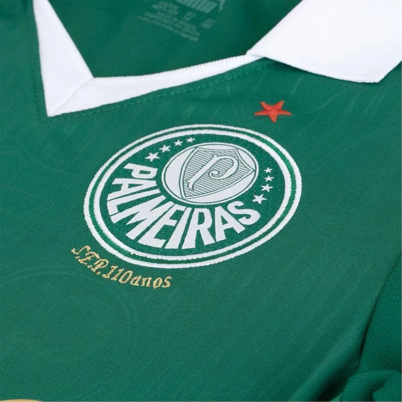 Camisa Palmeiras I 24/25 + Patrocínios + Patch Campeão 2023 - Versão - Torcedor