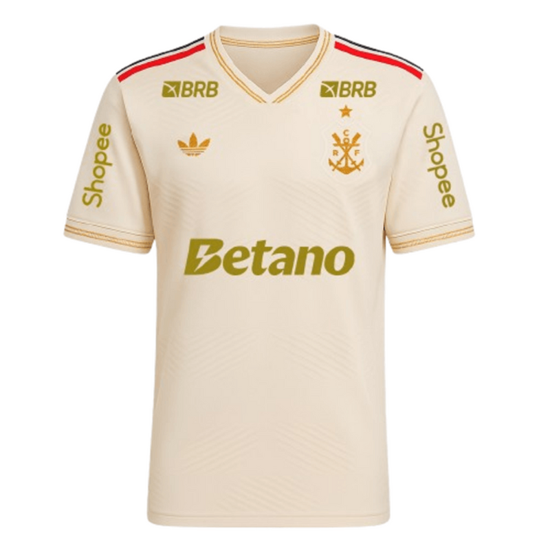 Camisa Flamengo III 25/26 + Patrocínios - Versão - Torcedor