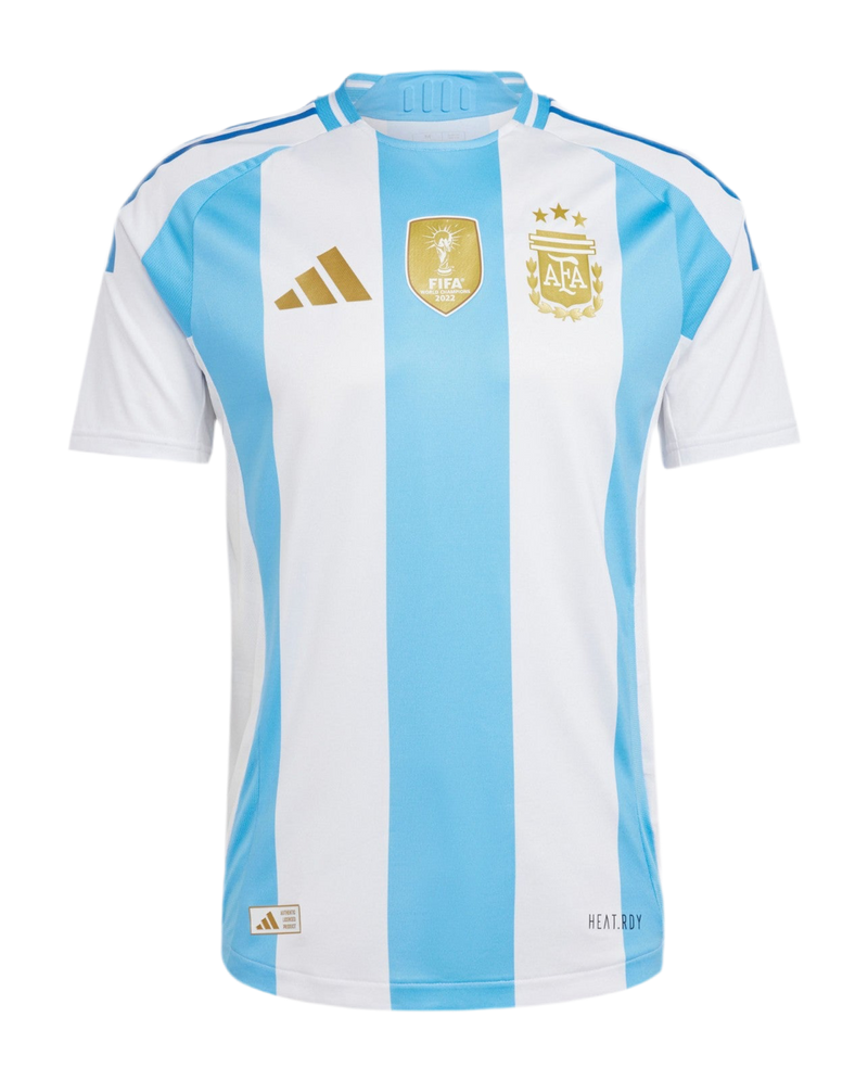 Camisa Argentina I 24/25 + Patch Copa 2022 - Versão - Jogador