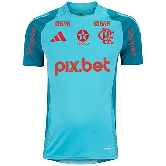 Camisa Flamengo Treino 25/26 + Patrocínios - Versão - Torcedor
