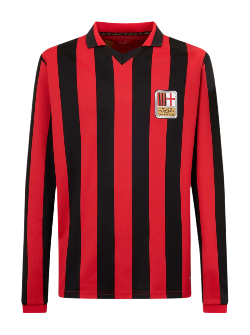 Camisa Milan Edição Especial de 125 anos 24/25 - Versão - Manga Longa