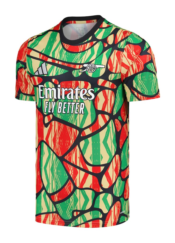 Camisa Arsenal Pré Jogo 24/25 - Versão - Torcedor