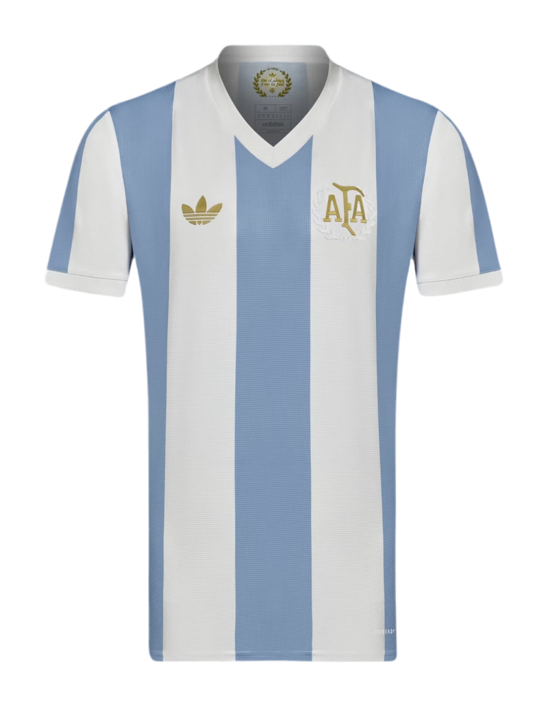 Camisa Argentina Edição Especial Parceria 50 anos com Adidas 24/25 - Versão - Torcedor