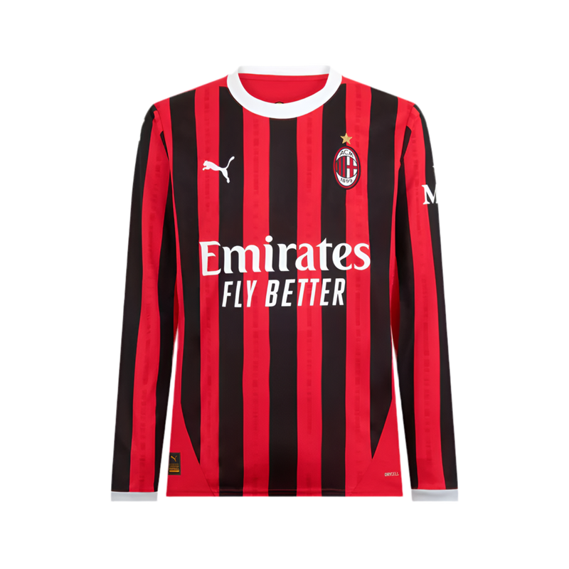 Camisa Milan I 24/25 - Versão - Manga Longa