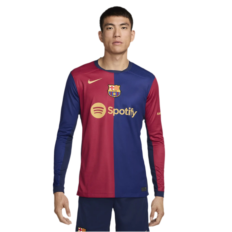 Camisa Barcelona I 24/25 - Versão - Manga Longa