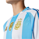 Camisa Argentina I 24/25 + Patch Copa 2022 - Versão - Jogador