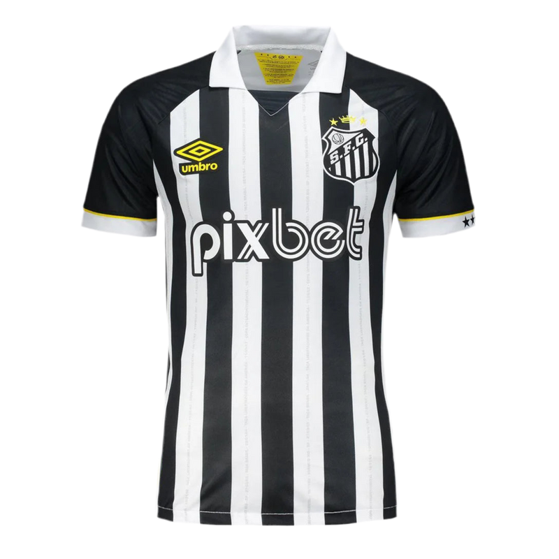 Camisa Santos II 23/24 + Patrocínios - Versão - Torcedor