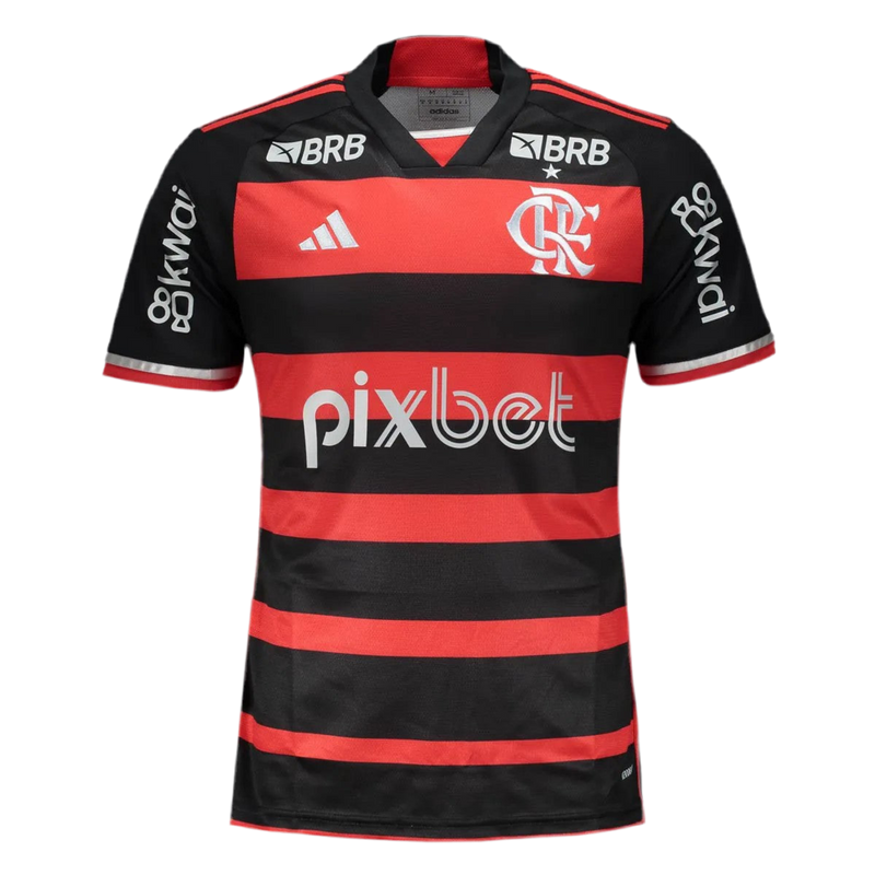 Camisa Flamengo I 24/25 + Patrocínios - Versão - Torcedor