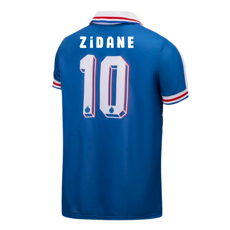 Camisa França I 98/99 ZIDANE N°10 Versão - Retrô