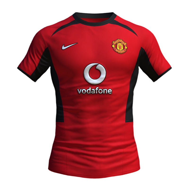 Camisa Manchester United I 02/03 - Versão - Retrô