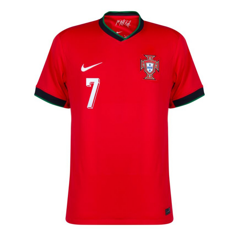 Camisa Portugal I 24/25 RONALDO N°7 - Versão - Torcedor