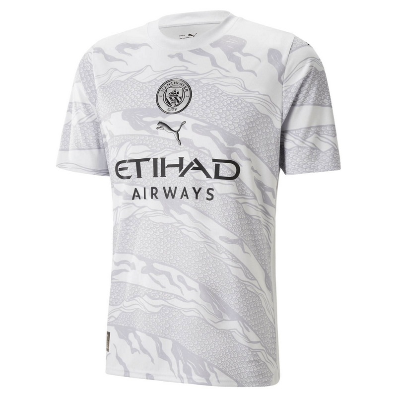 Camisa Manchester City Edição Especial Dragão de Madeira 24/25 - HAALAND N°9 - Versão - Torcedor