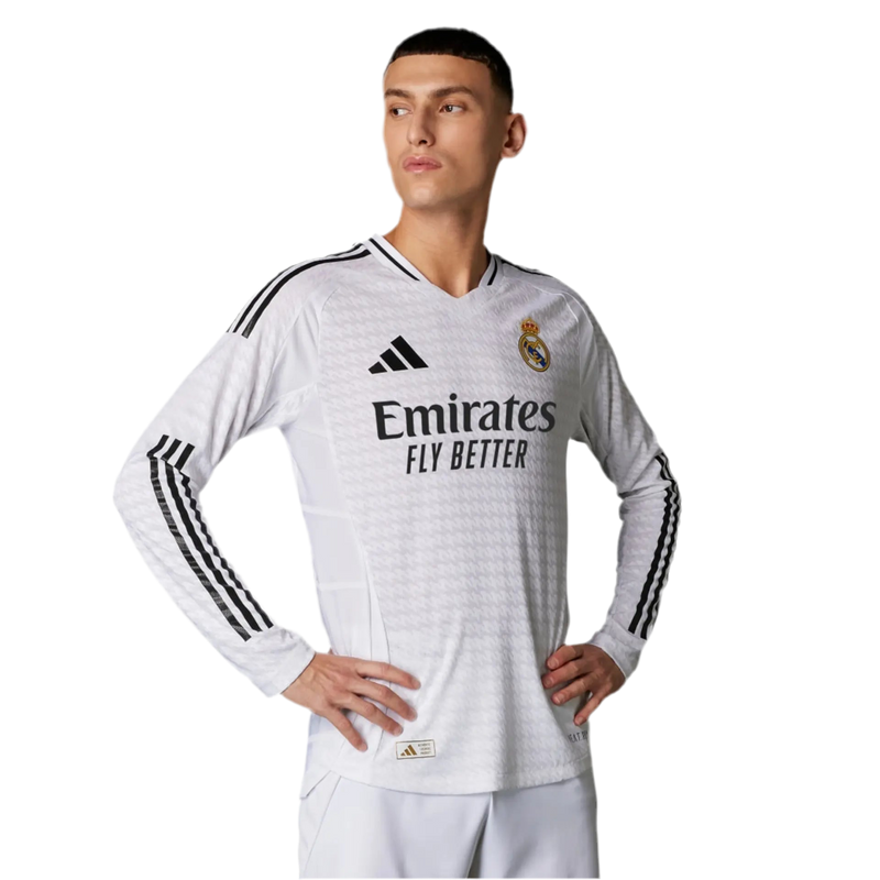 Camisa Real Madrid I 24/25 - Versão Player - Manga Longa