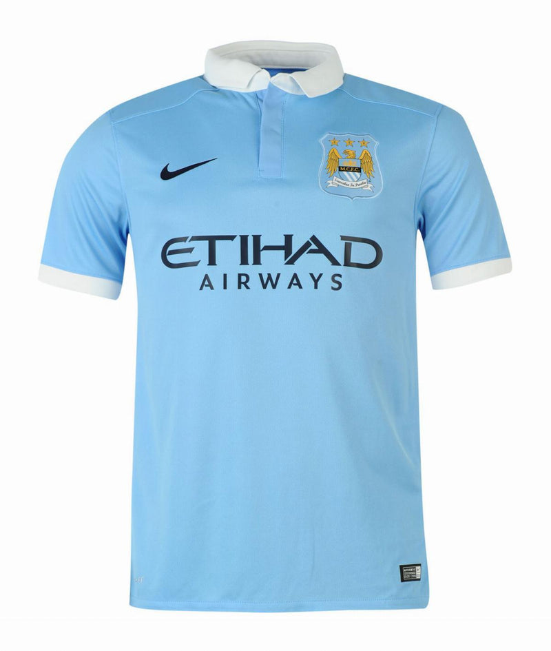 Camisa Manchester City I 15/16 - Versão - Retrô