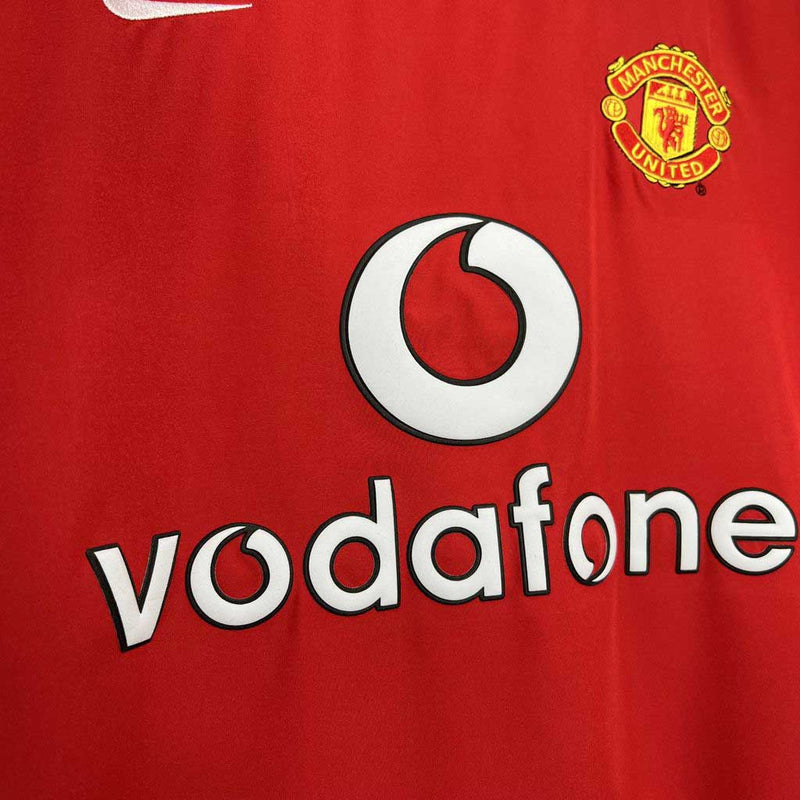 Camisa Manchester United I 02/03 - Versão - Retrô