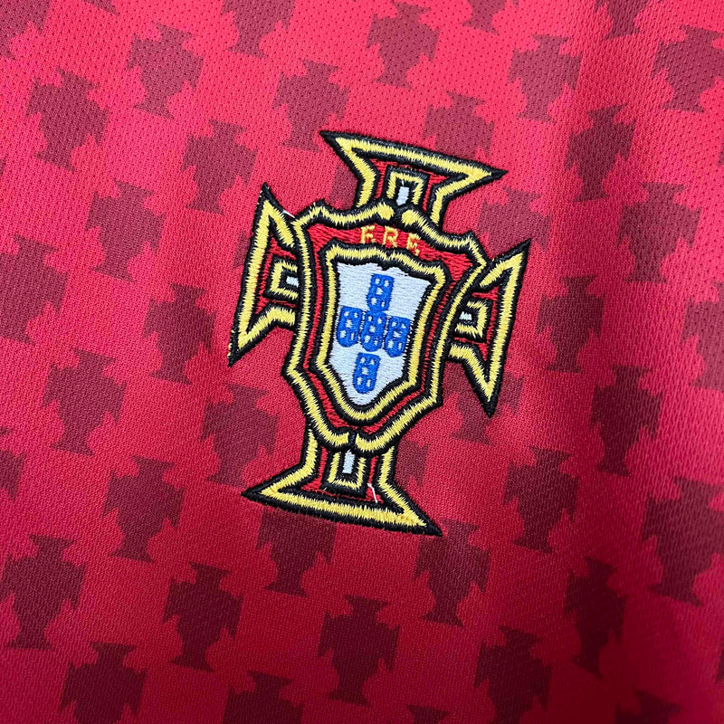 Camisa Portugal I 04/05 FIGO N°7 Versão - Retrô