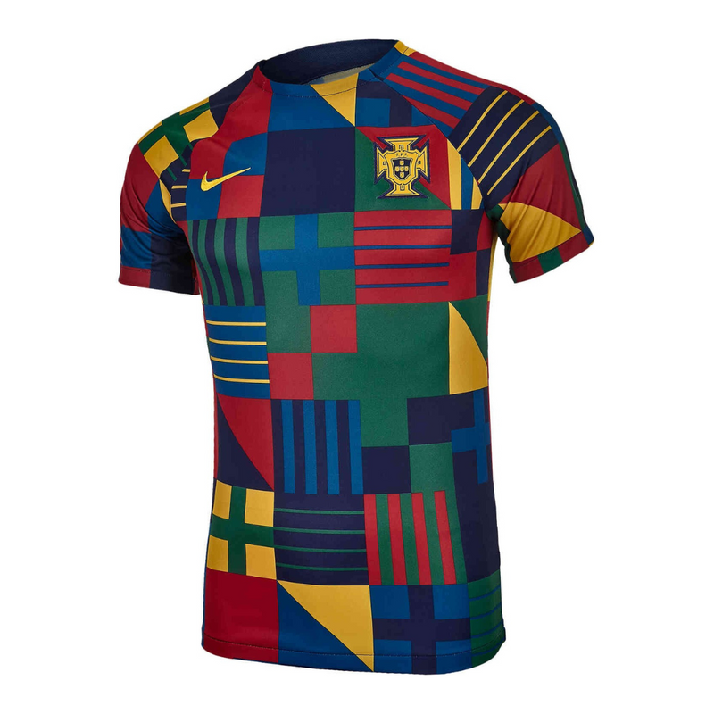 Camisa Portugal Pré Jogo 22/23 - Versão - Retrô