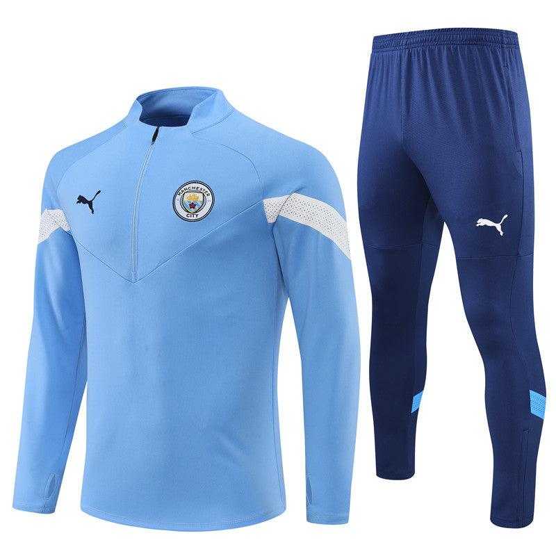 Conjunto Manchester City 22/23 - Versão - Agasalho