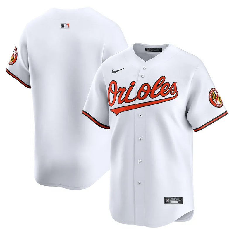 Camisa MLB Baltimore Orioles Nike White Home Torcedor Masculina Branca