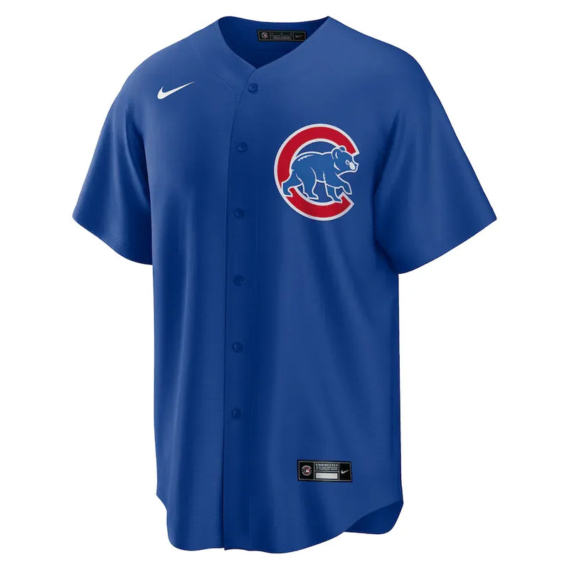 Camisa MLB Chicago Cubs Nike Alternate Torcedor Masculina Azul