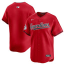 Camisa MLB Cleveland Guardians Nike Red Alternate Limited Jersey Masculina Vermelha