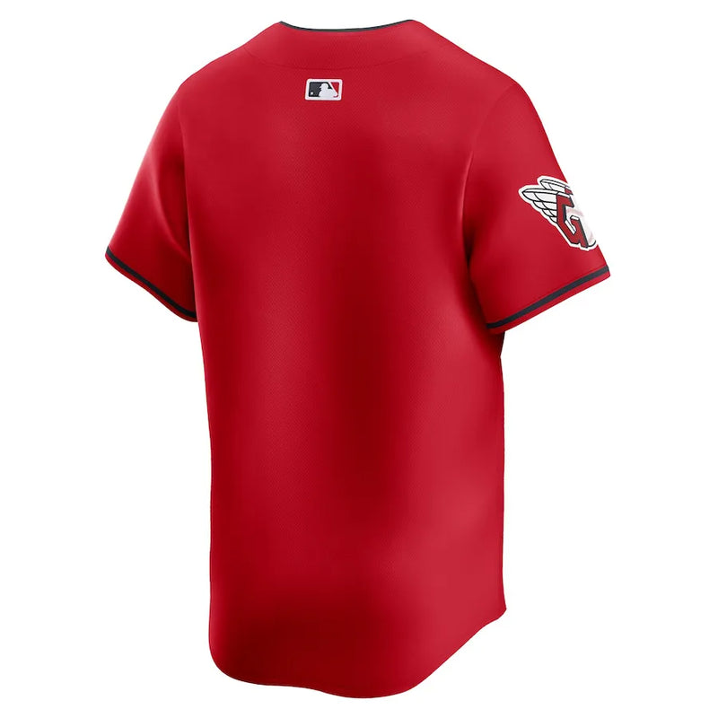 Camisa MLB Cleveland Guardians Nike Red Alternate Limited Jersey Masculina Vermelha