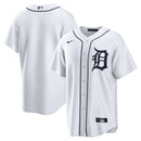 Camisa MLB Detroit Tigers White Nike Home Torcedor Masculina Branca