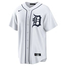 Camisa MLB Detroit Tigers White Nike Home Torcedor Masculina Branca