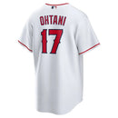 Camisa MLB Los Angeles Angels I Nike Torcedor Masculina Branca Shohei Ohtani 17