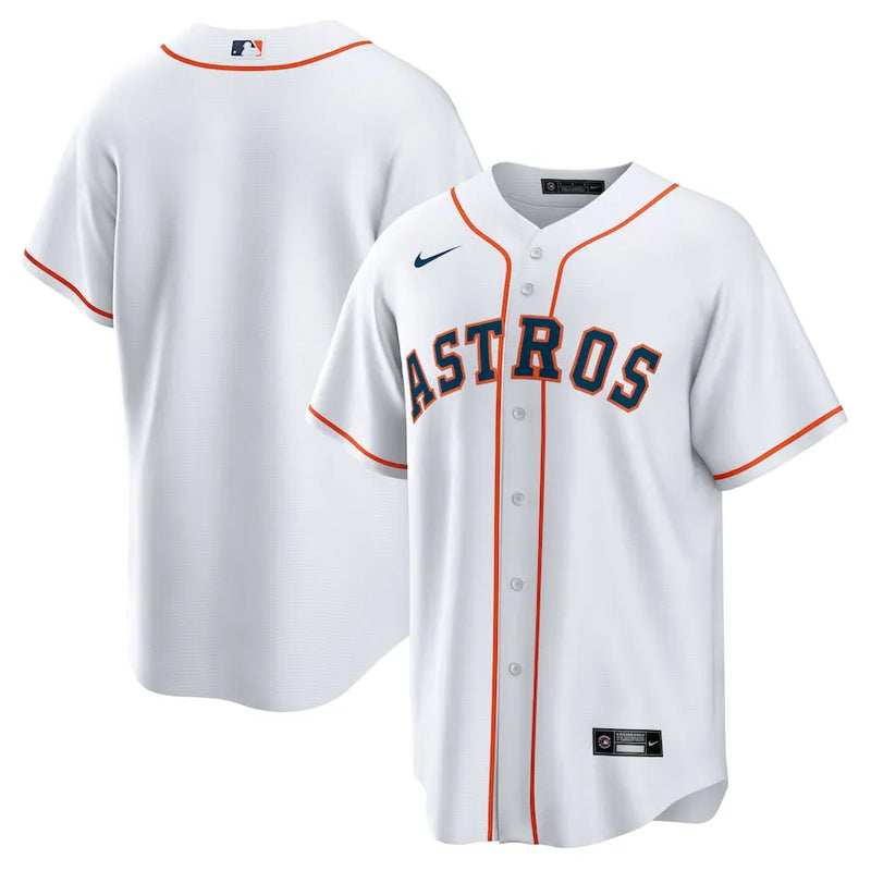 Camisa MLB Houston Astros Nike White Home Torcedor Masculina Branca