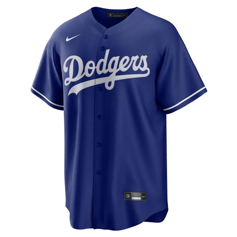 Camisa MLB Los Angeles Dodgers Alternate Nike Torcedor Masculina Azul Shohei Ohtani 17