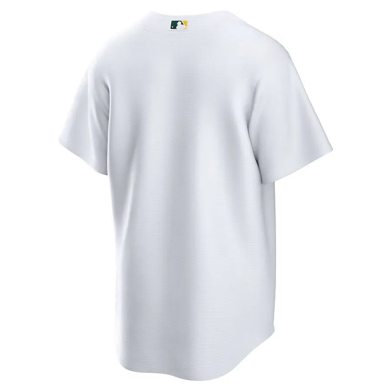Camisa MLB Oakland Athletics Nike Home Torcedor Masculina Branca