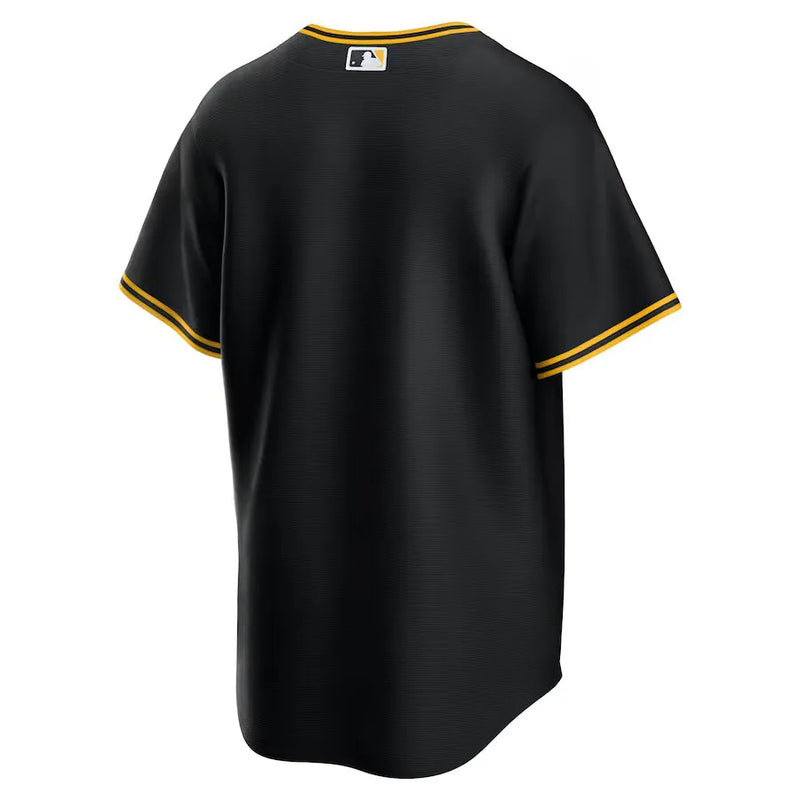 Camisa MLB Pittsburgh Pirates Nike Black Alternate Torcedor Masculina Preta