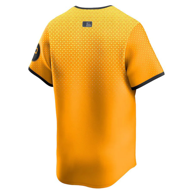Camisa MLB Pittsburgh Pirates Nike Gold City Connect Torcedor Masculina