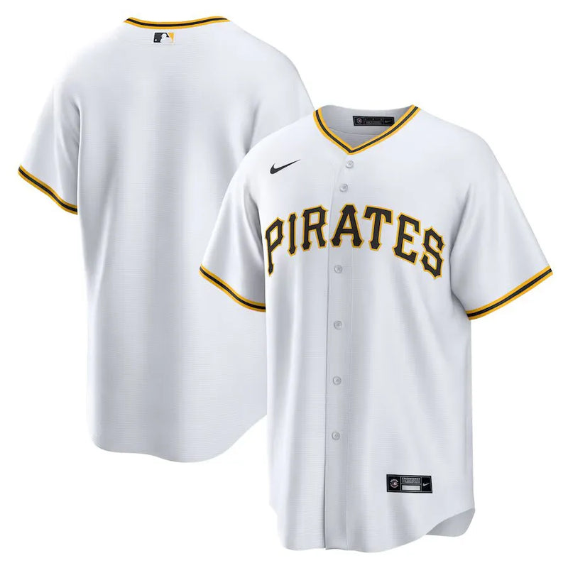 Camisa MLB Pittsburgh Pirates Nike White Home Torcedor Masculina Branca