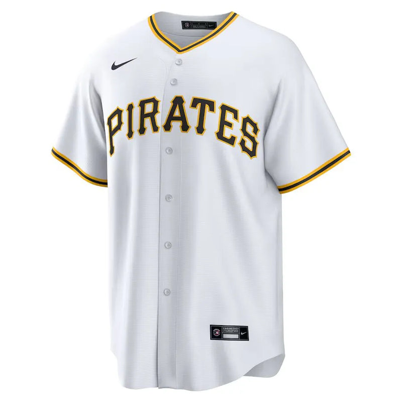 Camisa MLB Pittsburgh Pirates Nike White Home Torcedor Masculina Branca