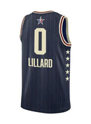 Regata NBA All-Star Game 2024 Jordan Swingman Jersey Damian Lillard 0 Azul Marinho