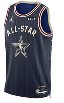 Regata NBA All-Star Game 2024 Jordan Swingman Jersey Jason Tatum 0 Azul Marinho