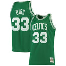 Regata NBA Boston Celtics 1985/86 Mitchell & Ness Hardwood Classics Swingman Larry Bird 33 Verde