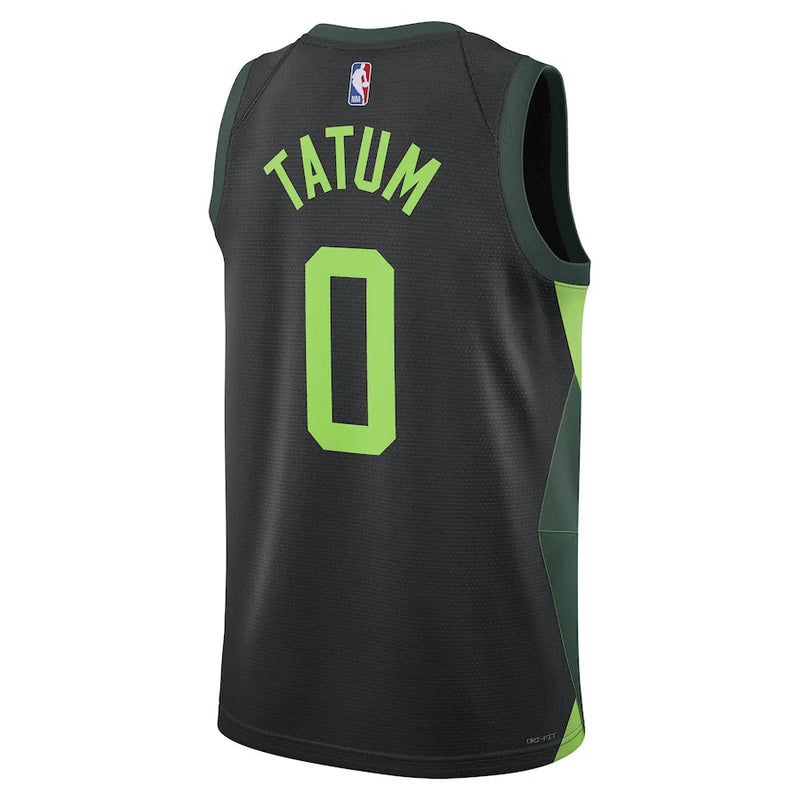 Regata NBA Boston Celtics 24/25 Nike City Edition Swingman Jersey Jayson Tatum 0 Preta