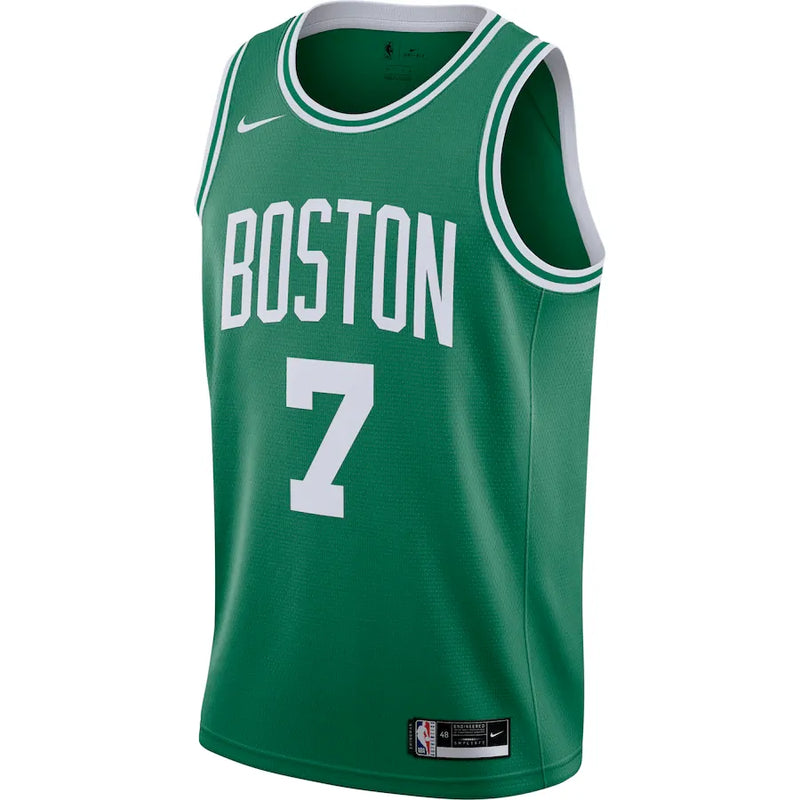Regata NBA Boston Celtics Nike Icon Edition Swingman Jersey Verde Jaylen Brown 7