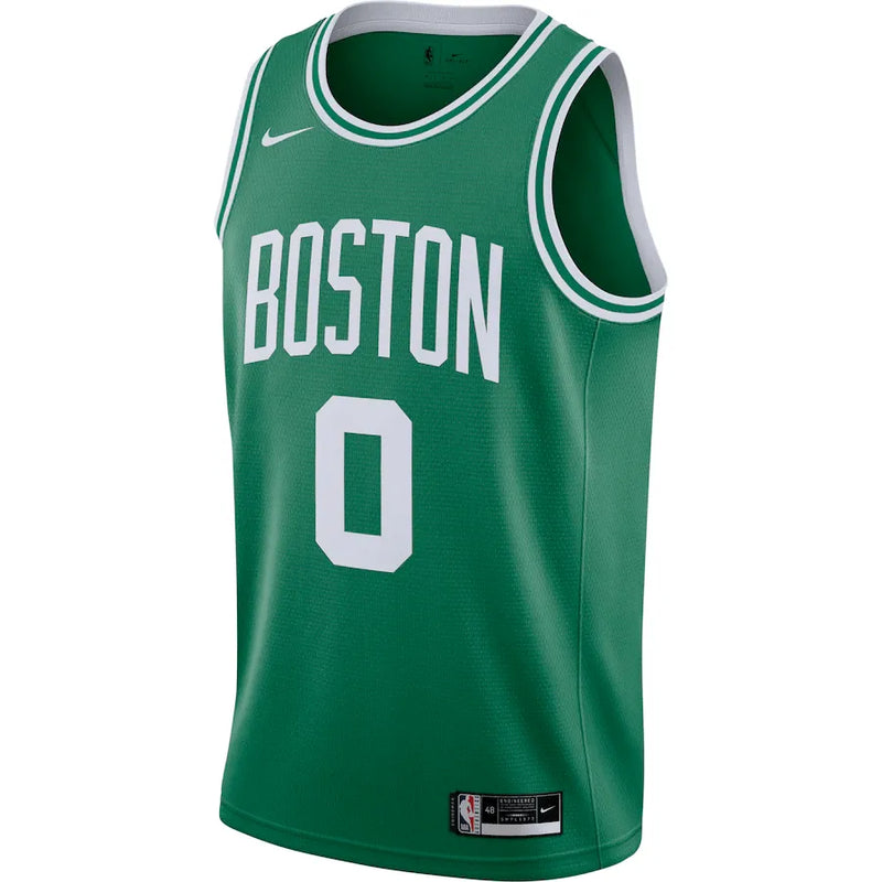Regata NBA Boston Celtics Nike Icon Edition Swingman Jersey Verde Jason Tatum 0