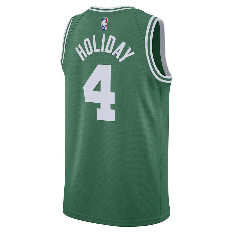 Regata NBA Boston Celtics Nike Icon Edition Swingman Jersey Verde Jrue Holiday 4
