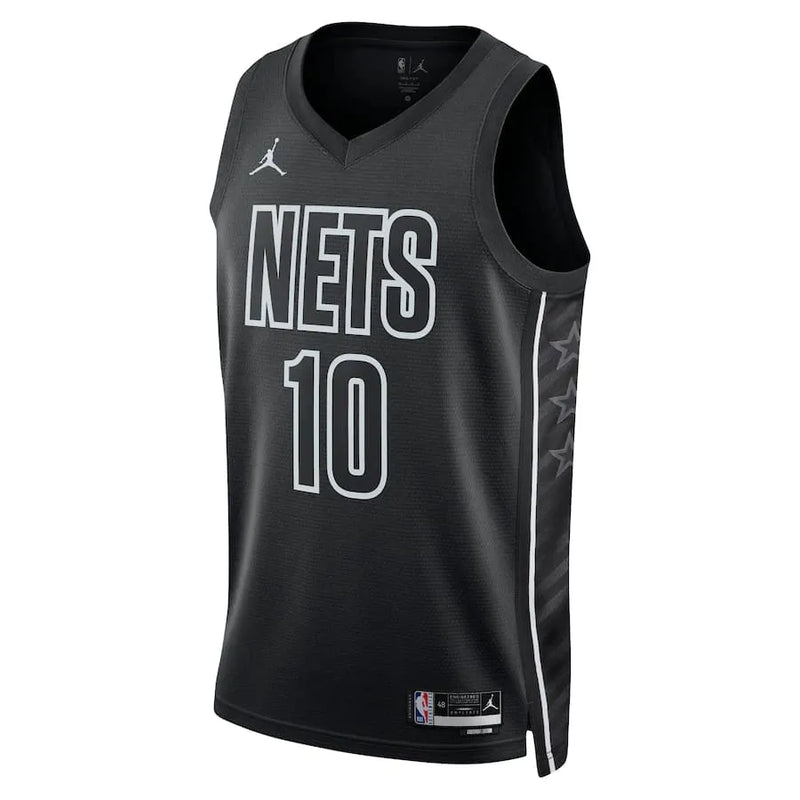 Regata NBA Brooklyn Nets Jordan Statement Edition Swingman Jersey Preta Ben Simmons 10
