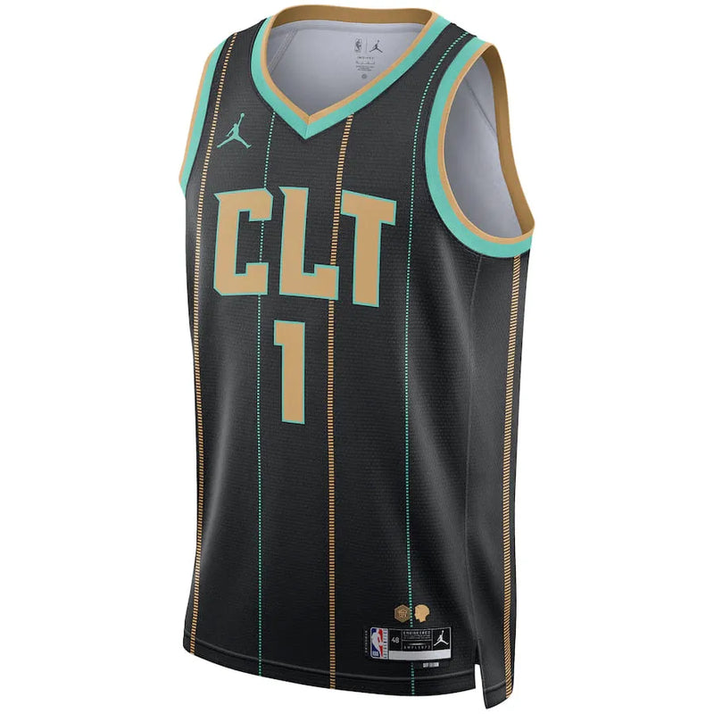 Regata NBA Charlotte Hornets Jordan City Edition Swingman Jersey 22/23 LaMelo Ball 1